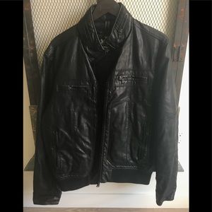 Men’s FAUX leather Express jacket